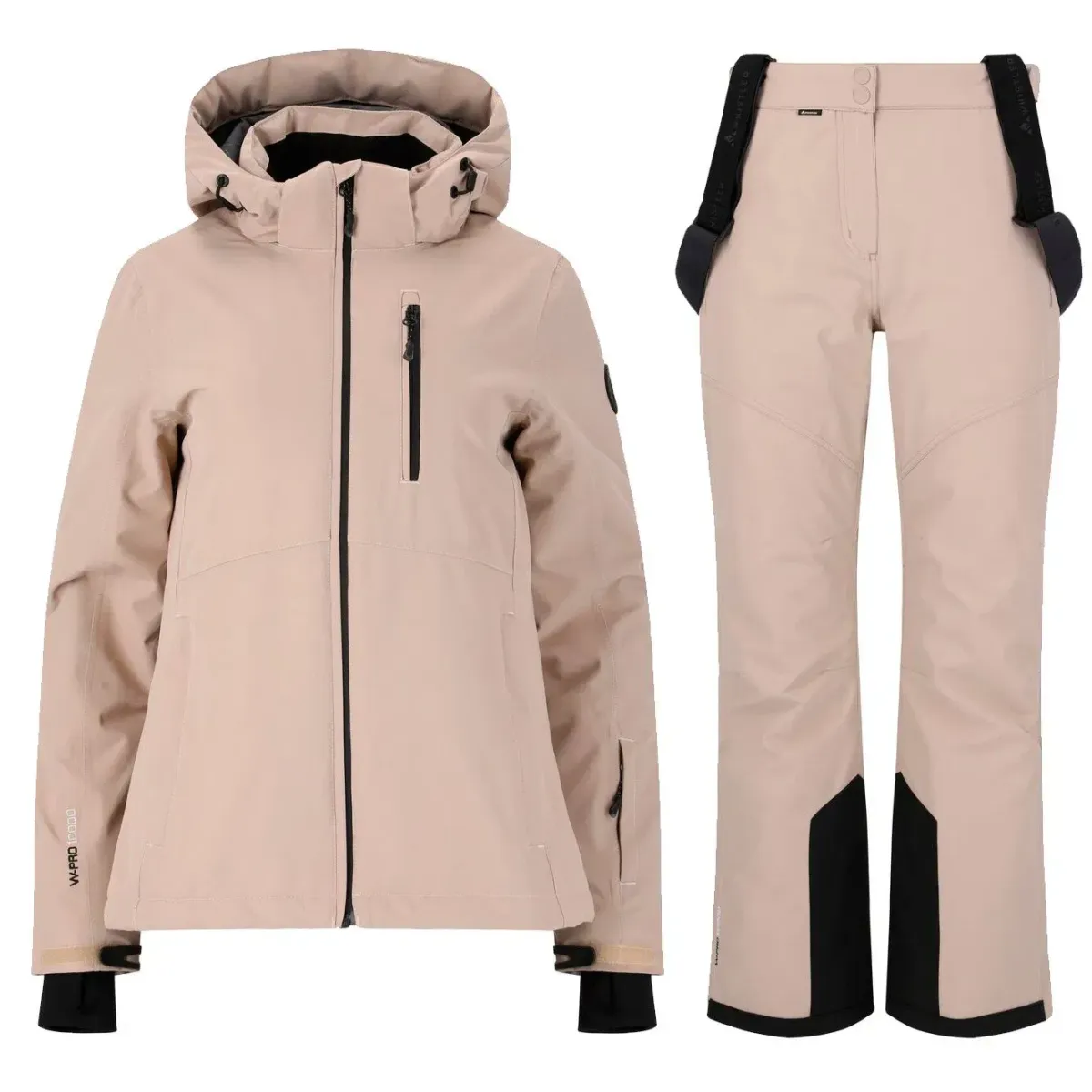 Whistler Skitøj|Skitøj-Drizzle W-Pro 10.000 Skisæt Dame, simply taupe 1136 Simply Taupe