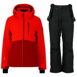 Whistler Skitøj|Skitøj-Drizzle W-Pro 10.000 Skisæt Dame, red alert