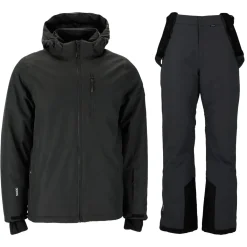 Whistler Vintertøj|Skitøj-Drizzle W-Pro 10.000 Skisæt Børn/Junior, sort 1001 Black