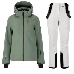 Whistler Skitøj|Skitøj-Drizzle W-Pro 10.000 Skisæt Dame, balsam green
