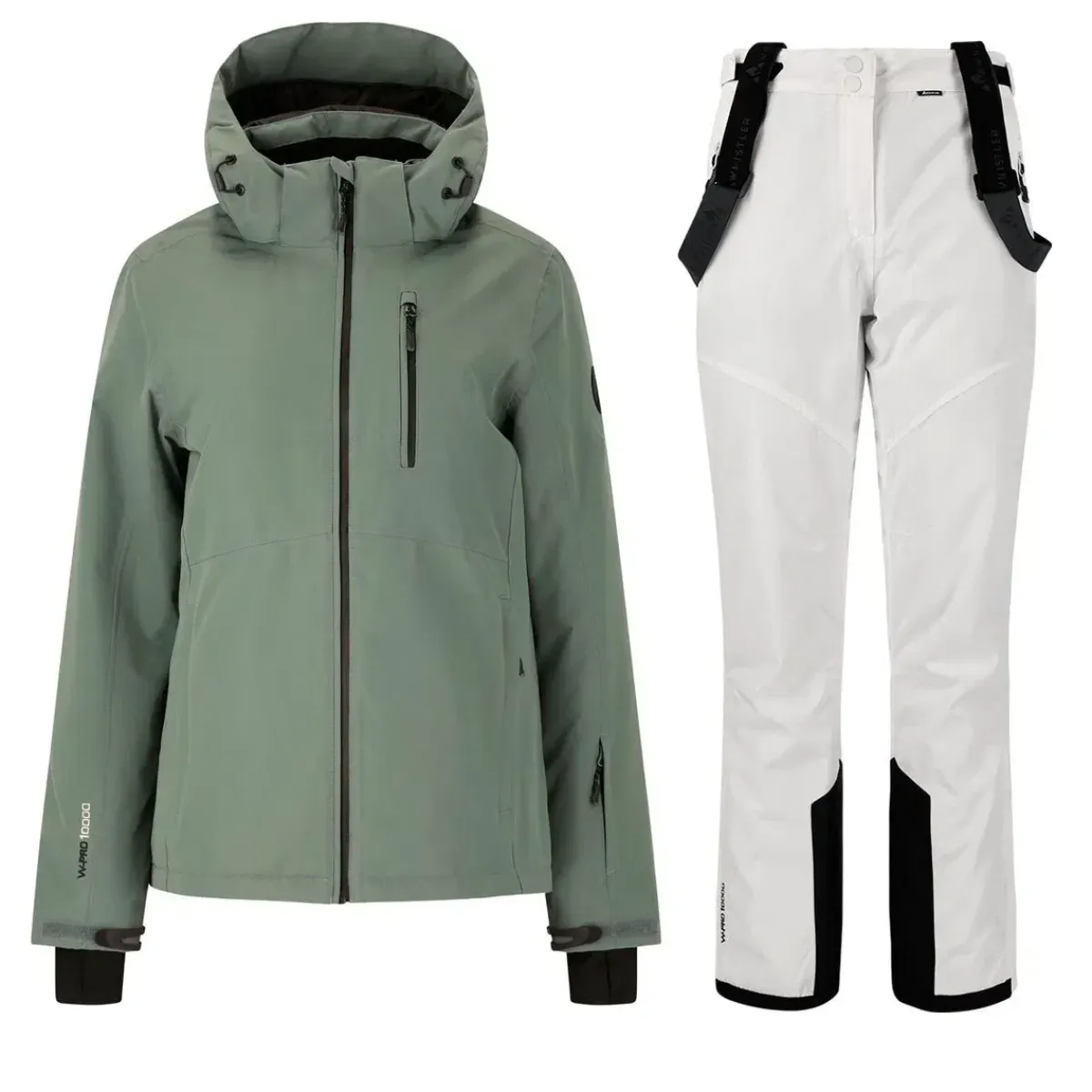 Whistler Skitøj|Skitøj-Drizzle W-Pro 10.000 Skisæt Dame, balsam green