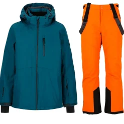 Whistler Skitøj|Vintertøj-Drizzle W-Pro 10.000 Skisæt Børn/Junior, reflecting pond  5141 Autumn maple