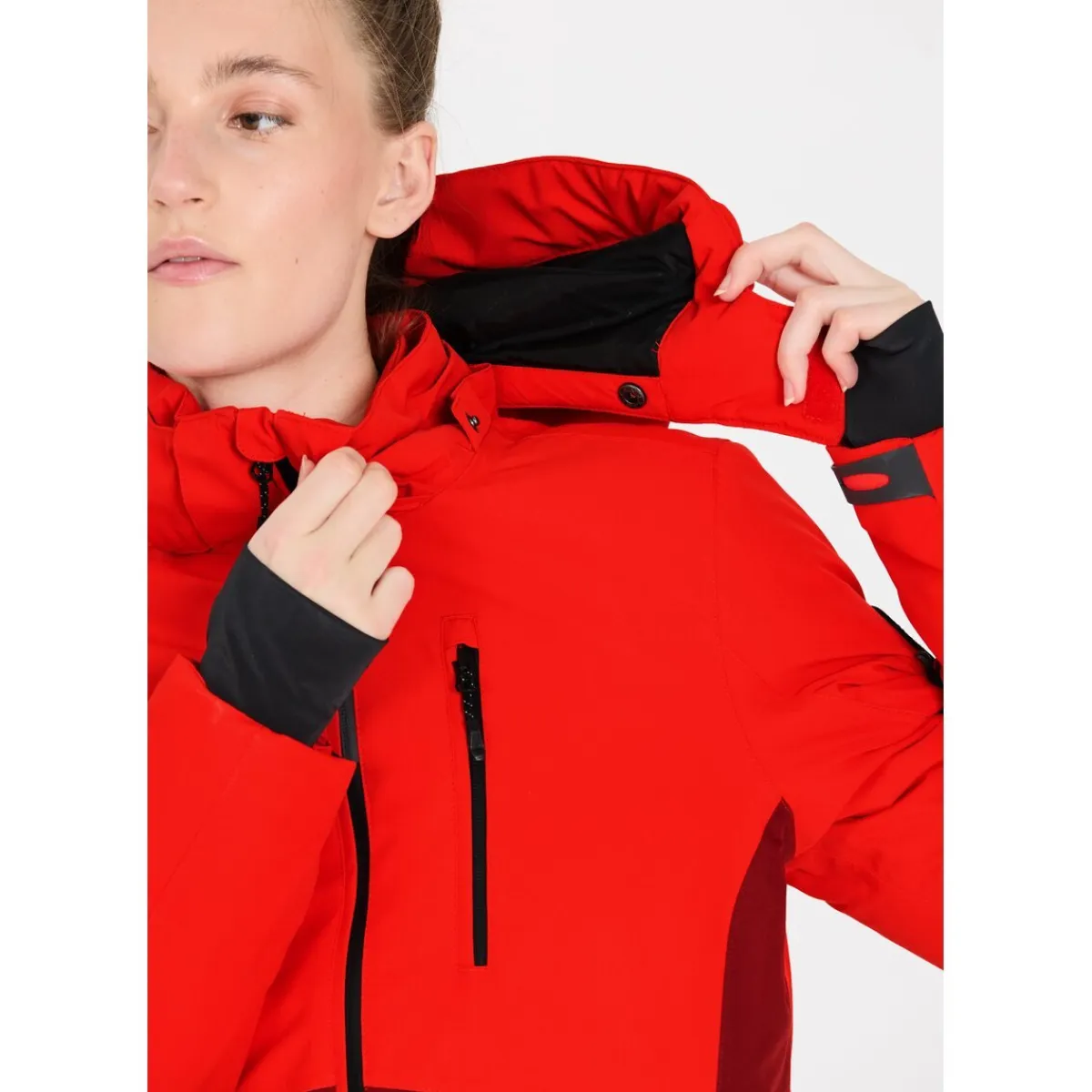 Whistler Beklædning|Skitøj-Drizzle W-Pro 10.000 Vinter- og Skijakke Dame, red alert