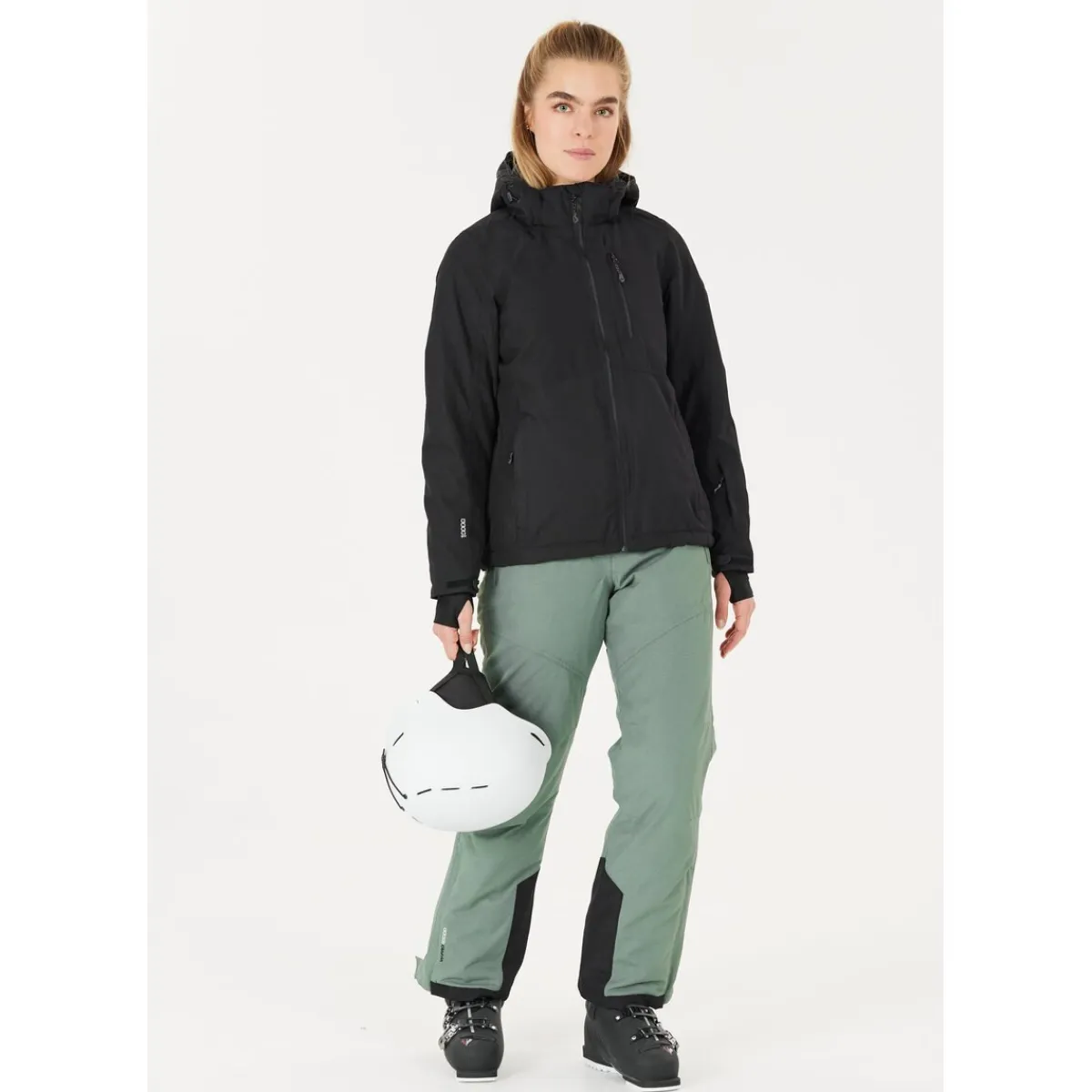 Whistler Beklædning|Skitøj-Drizzle W-Pro 10.000 Vinter- og Skijakke Dame, black 1001 Black