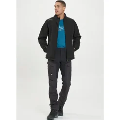 Whistler Beklædning|Outdoortøj-Dublin Softshelljakke Herre, sort  1001 Black