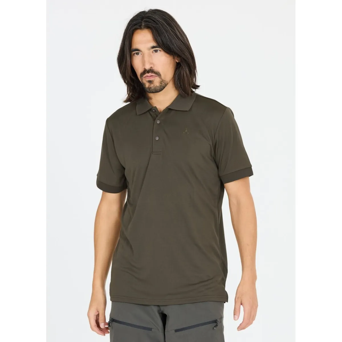 Whistler Beklædning|Outdoortøj-Felox Polo Herre 1071 Black Ink