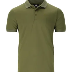 Whistler Beklædning|Outdoortøj-Felox Polo Herre 3232 Loden Green