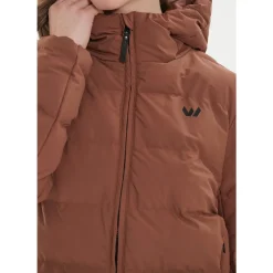 Whistler Vintertøj|Vintertøj-Janine Padded Vinterjakke Dame  5127 Marron