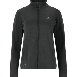 Whistler Skitøj|Vintertøj-Juice Waffle Full-Zipper Midlayer Dame Black