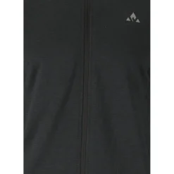 Whistler Skitøj|Beklædning-Kalle Waffle Full-Zipper Midlayer Herre 1001 Black