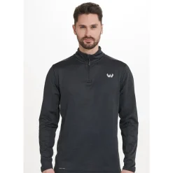 Whistler Vintertøj|Beklædning-Kalle Waffle Midlayer Herre  Black