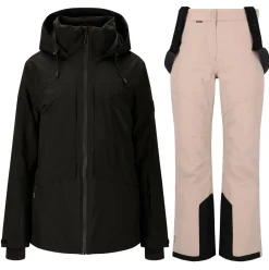 Whistler Skitøj|Skitøj-Kingland W-Pro 10.000 Skisæt Dame, black / simply taupe Black / Simply Taupe
