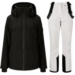 Whistler Skitøj|Skitøj-Kingland W-Pro 10.000 Skisæt Dame, black / white Black / White