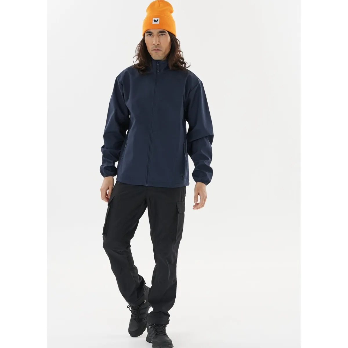Whistler Beklædning|Outdoortøj-Lango Softshell Jakke Herre 2048 Navy Blazer