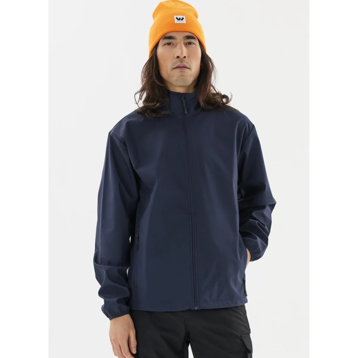 Whistler Beklædning|Outdoortøj-Lango Softshell Jakke Herre 2048 Navy Blazer