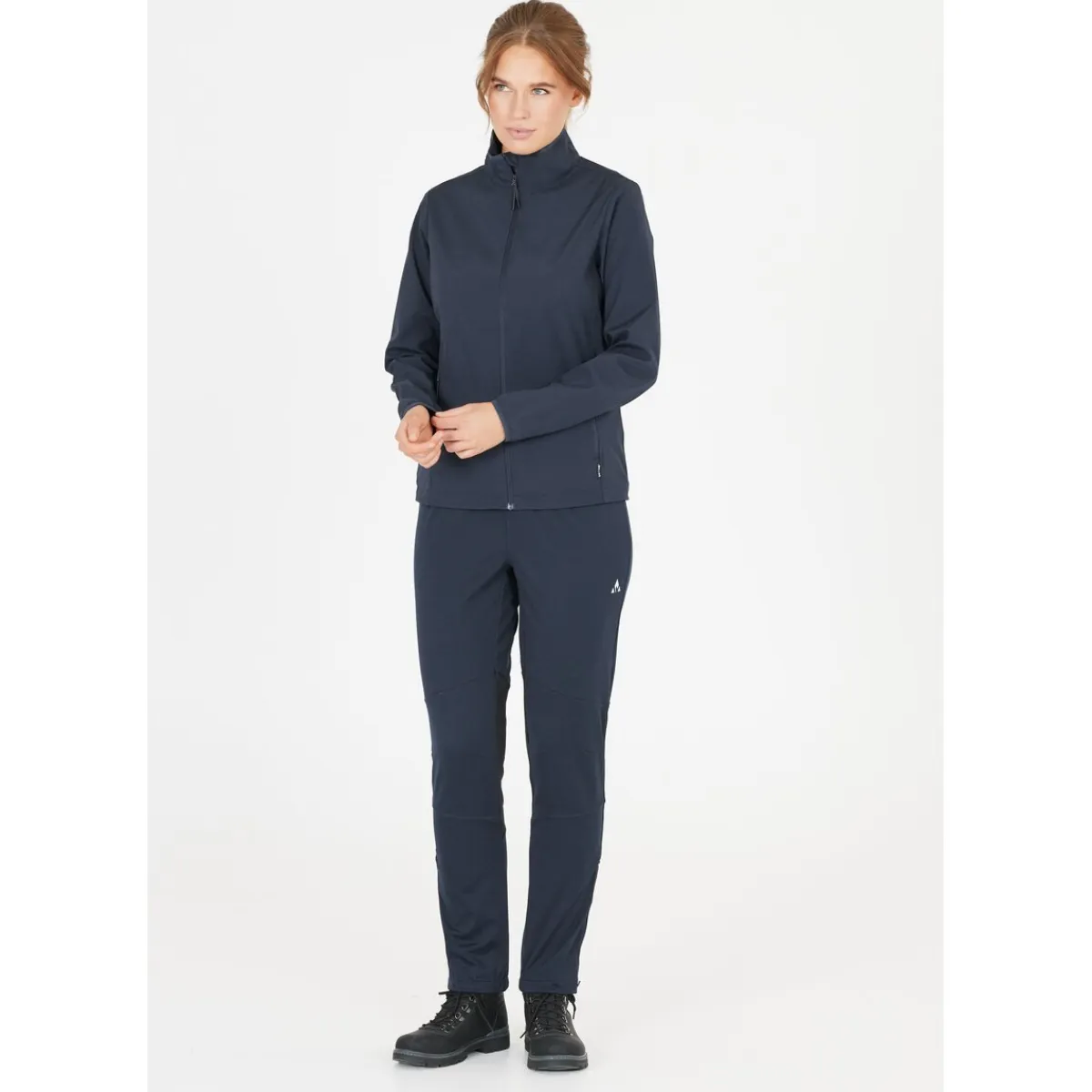 Whistler Beklædning|Outdoortøj-Lango Softshell Jakke Dame 2048 Navy Blazer