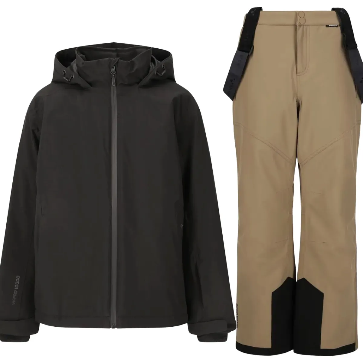 Whistler Vintertøj|Skitøj-Montill Jr. W-Pro 10.000 Skisæt Børn, black