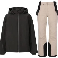 Whistler Vintertøj|Skitøj-Montill Jr. W-Pro 10.000 Skisæt Børn, black