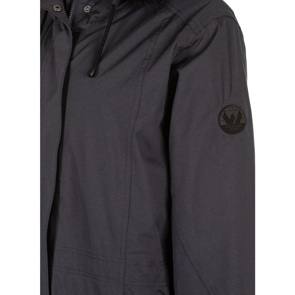 Whistler Beklædning|Outdoortøj-Nala Melange Parka Vinterjakke Dame, black 1001 Black