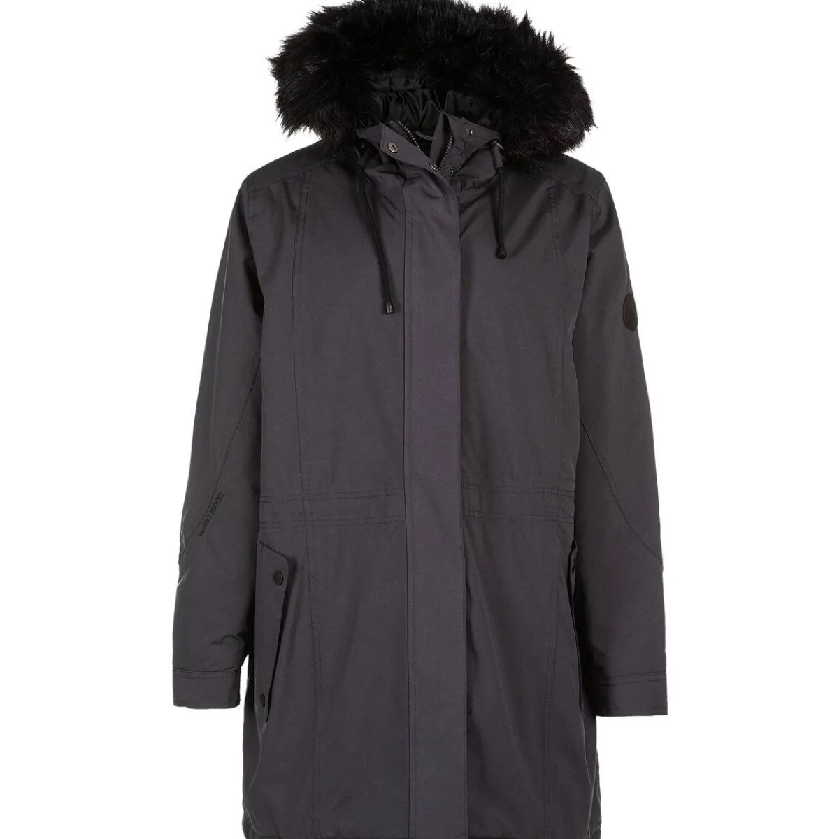 Whistler Beklædning|Outdoortøj-Nala Melange Parka Vinterjakke Dame, black 1001 Black