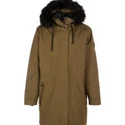 Whistler Vintertøj|Outdoortøj-Nala Melange Parka Vinterjakke Dame, olive 3123 Dark Olive