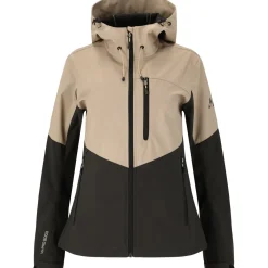 Whistler Beklædning|Outdoortøj-Rosea W-Pro 8000 Softshell Jakke Dame, simply taupe  1136 Simply Taupe