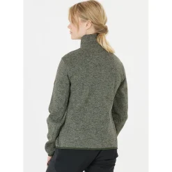 Whistler Beklædning|Vintertøj-Samani Fleecetrøje Dame, grøn  3056A  Agave Green