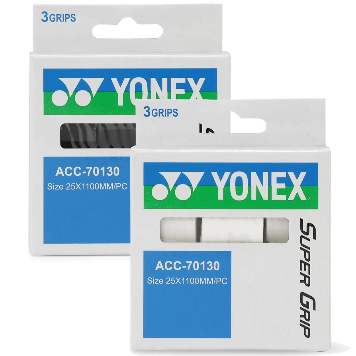 Yonex Badmintonudstyr-Supergrib 3 Pack, ass. farver